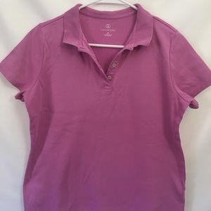 Lands End Short Sleeve Womans Polo Shirt